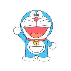 cách vẽ doraemon 9 bước